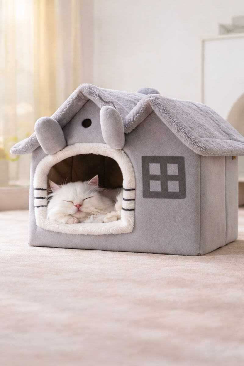 Nido delle Fusa™
Il rifugio caldo dove il tuo gatto si sentirà al sicuro 🐾